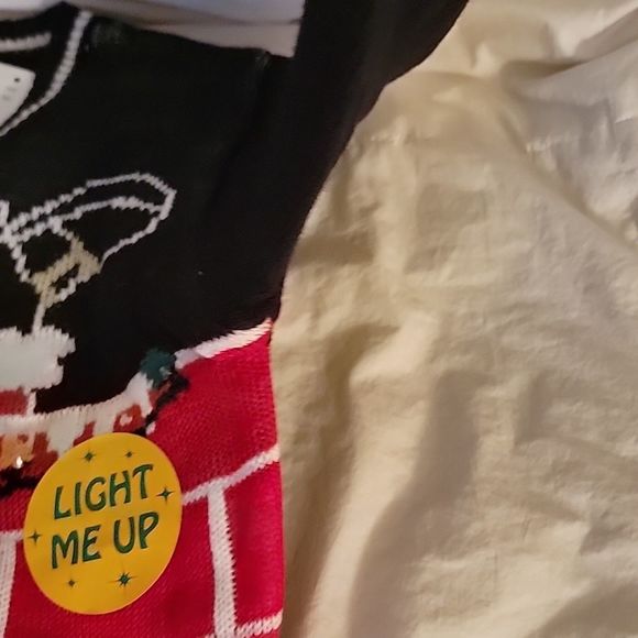 Born Famously Ugly Christmas LightUp Sweater Dress XS - Picture 9 of 9